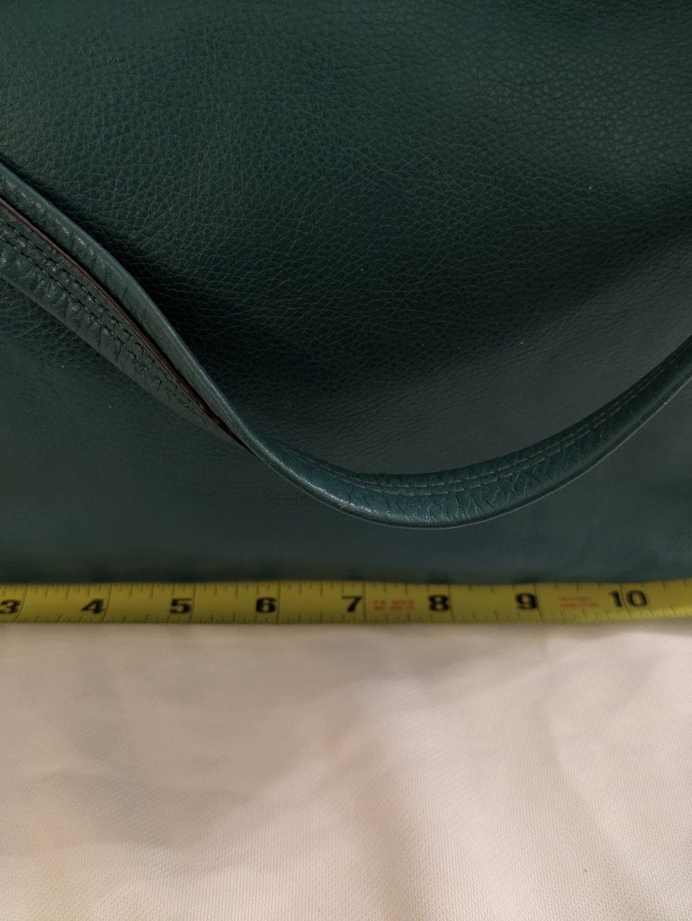 Coach - Madison Chain Tote C1294-20466 - Kelly Green Leather - Mint Condition - Picture 11 of 12